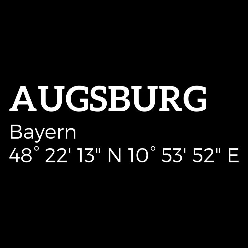 Augsbourg Bavière coordonnées