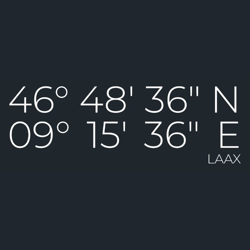 coordinates Laax Graubünden, Switzerland