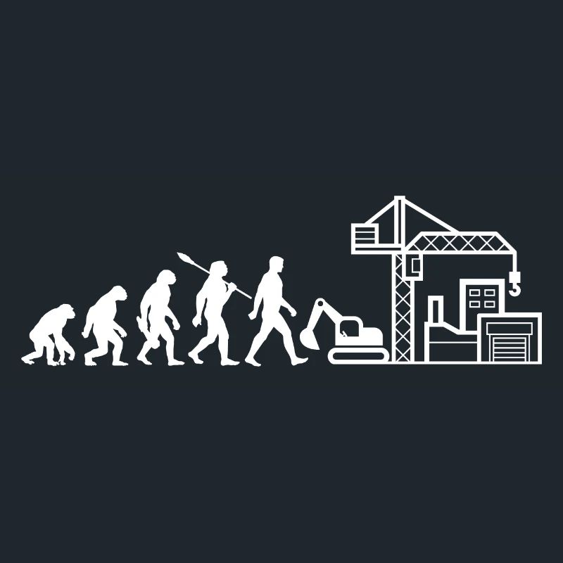 Evolution - Construction Site - Construction Worker