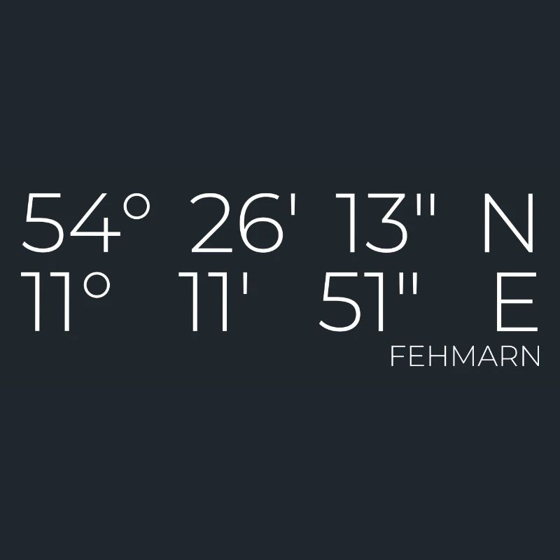 Coordinates Fehmarn