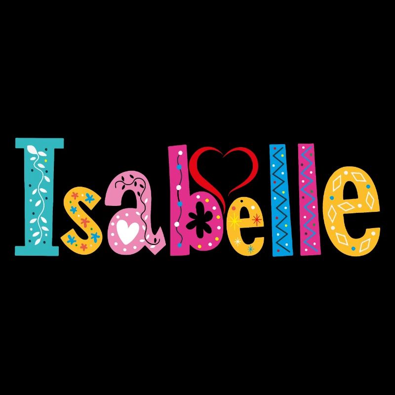 Personalisierter Isabelle-Name