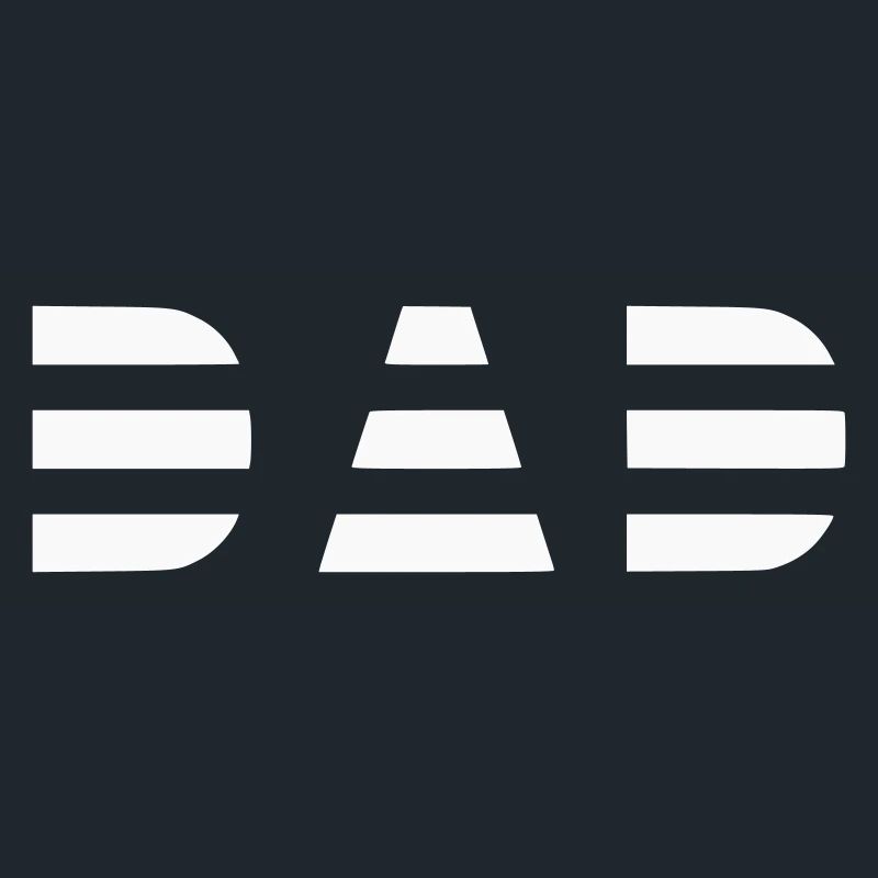 Logo papa cool rayé