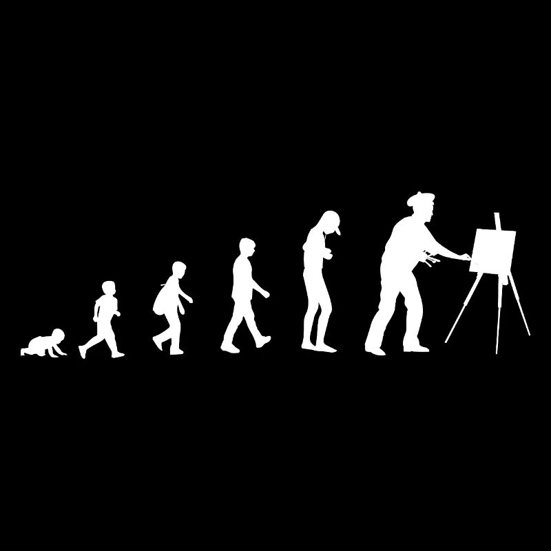Évolution du bébé au peintre