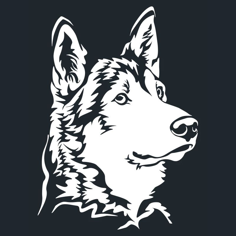 Tamaskan Head "Black Edition"