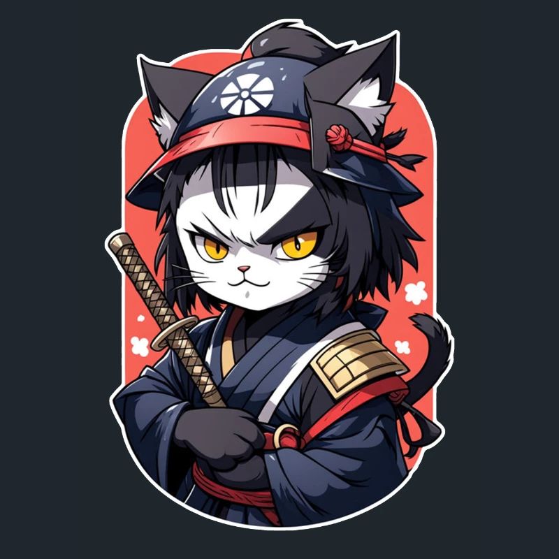 Ninja Cat - Samurai Kitten