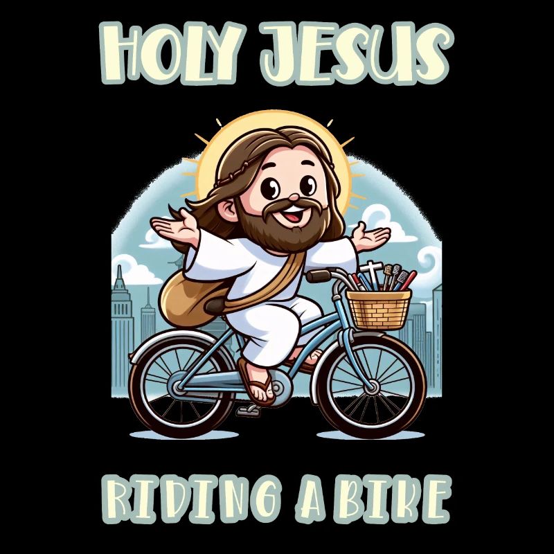 Saint Jésus à vélo