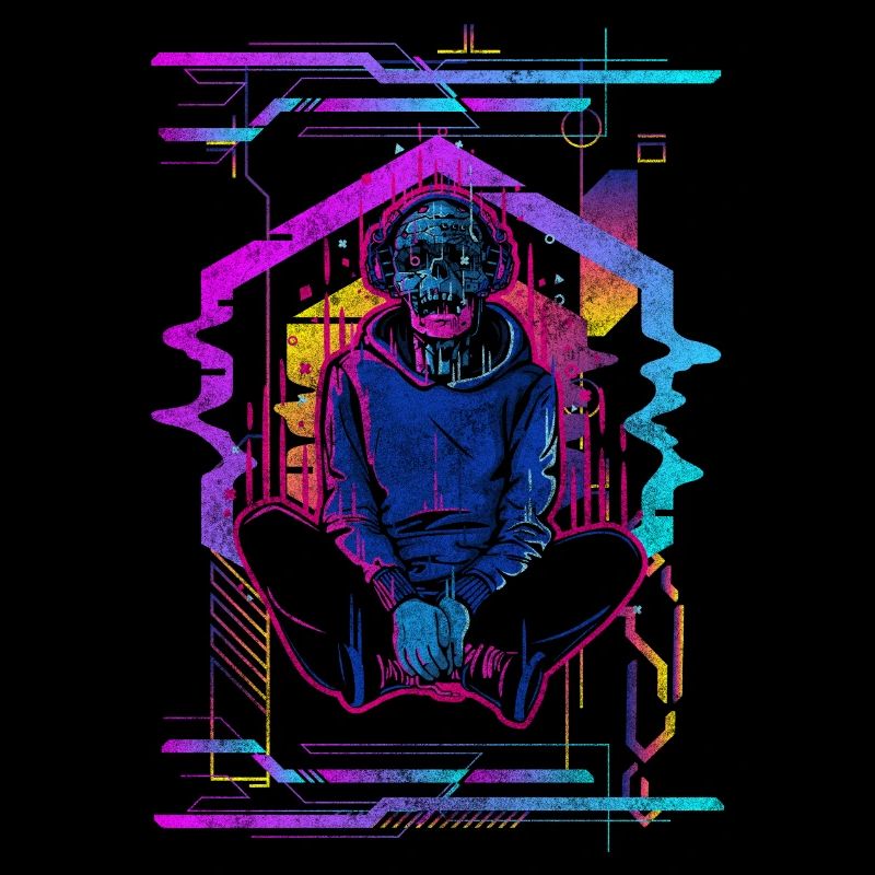 Future Android Neon Gaming
