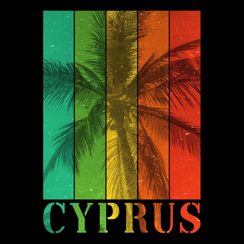 Chypre Chypre Été Palmiers Plage Mer Vacances