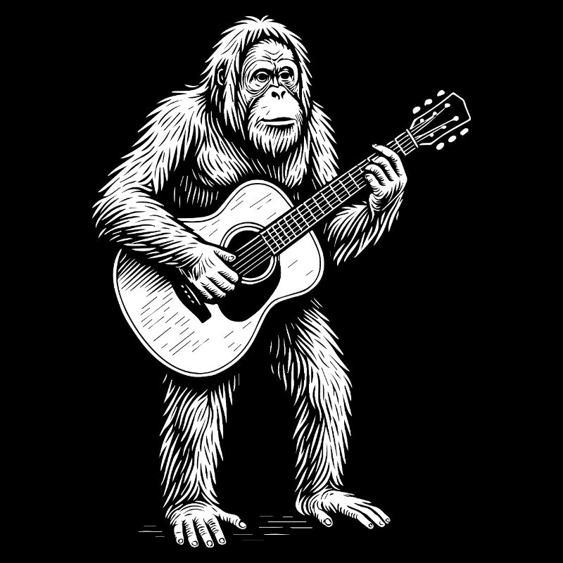 Sérénade de guitare Orang-outan