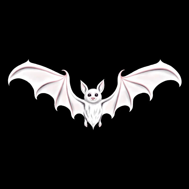 Fledermaus chauve-souris blanche goth