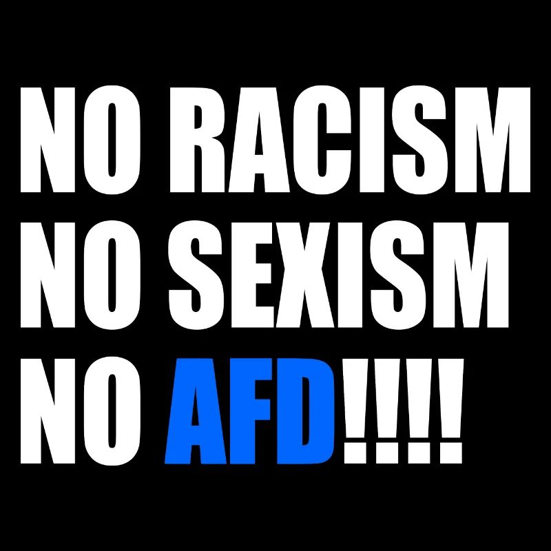 Pas de racisme, pas de sexisme, pas d’AfD