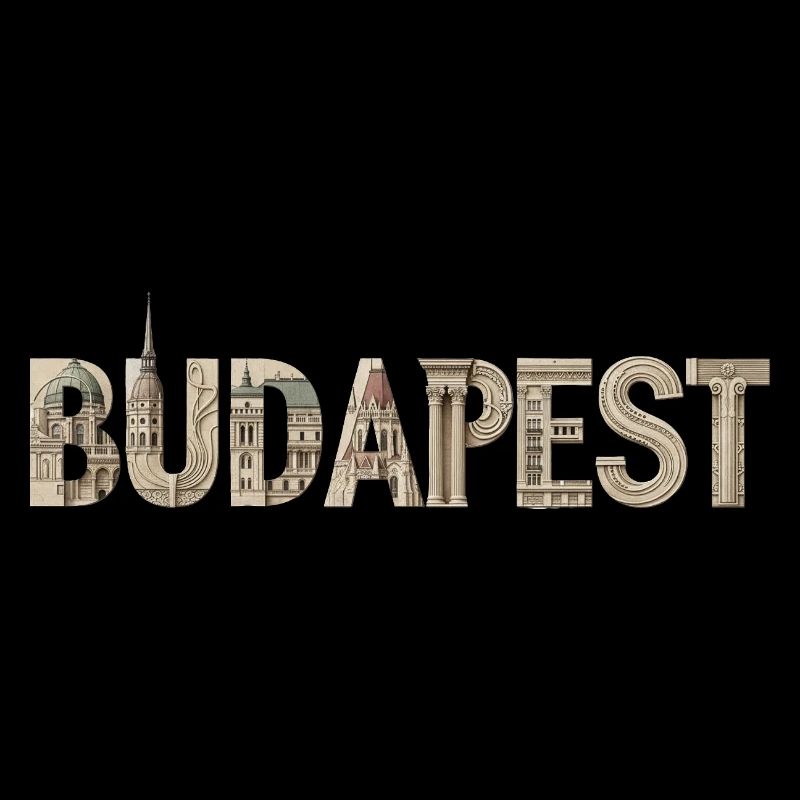 BUDAPEST – Conception typographique architecturale