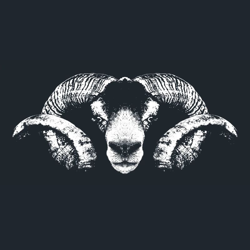 Aries / Portrait / White / Head