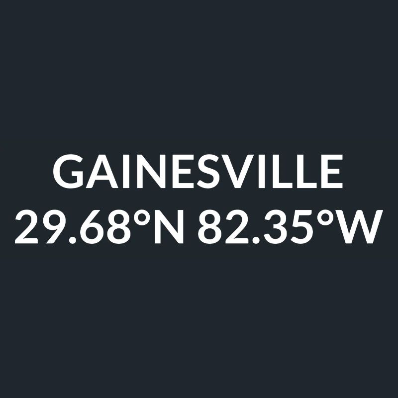 Gainesville, Florida, United States Coordinates
