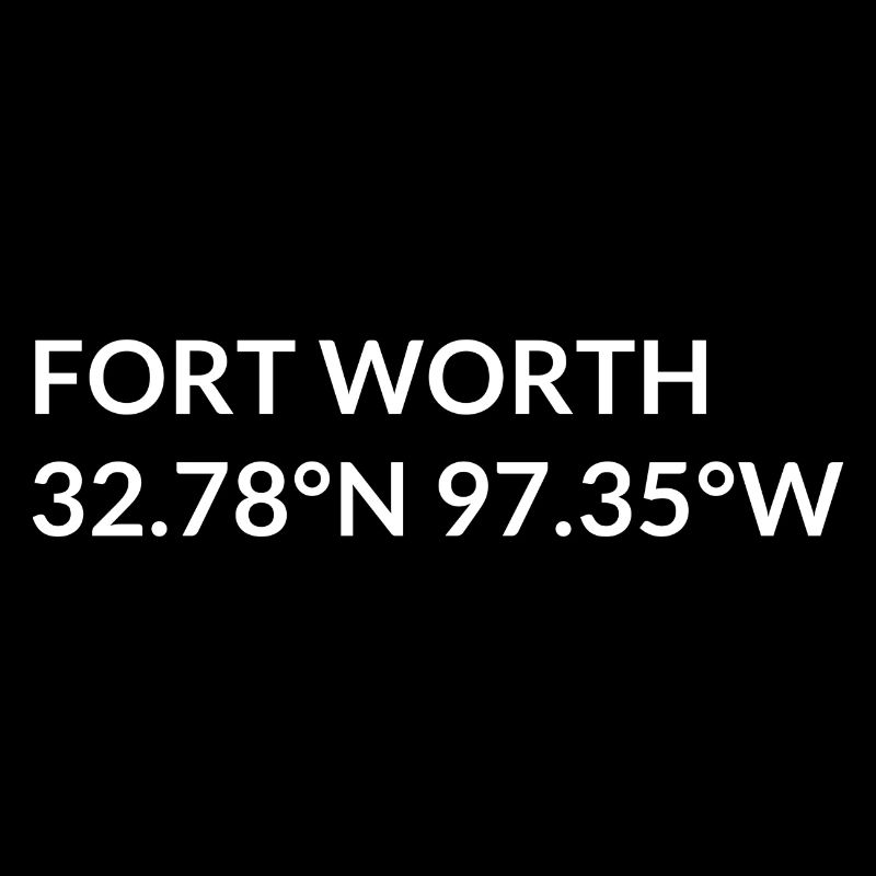 Coordonnées de Fort Worth, Texas, États-Unis