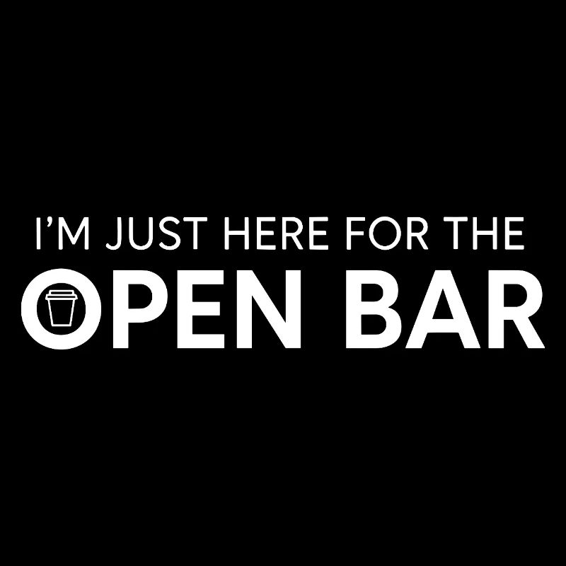 Je ne suis là que pour l’open bar !