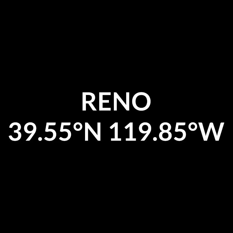 Reno, Nevada, USA Coordinates