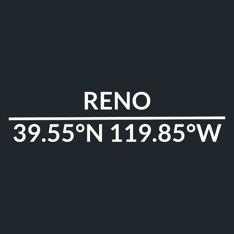 Reno, Nevada, USA Coordinates