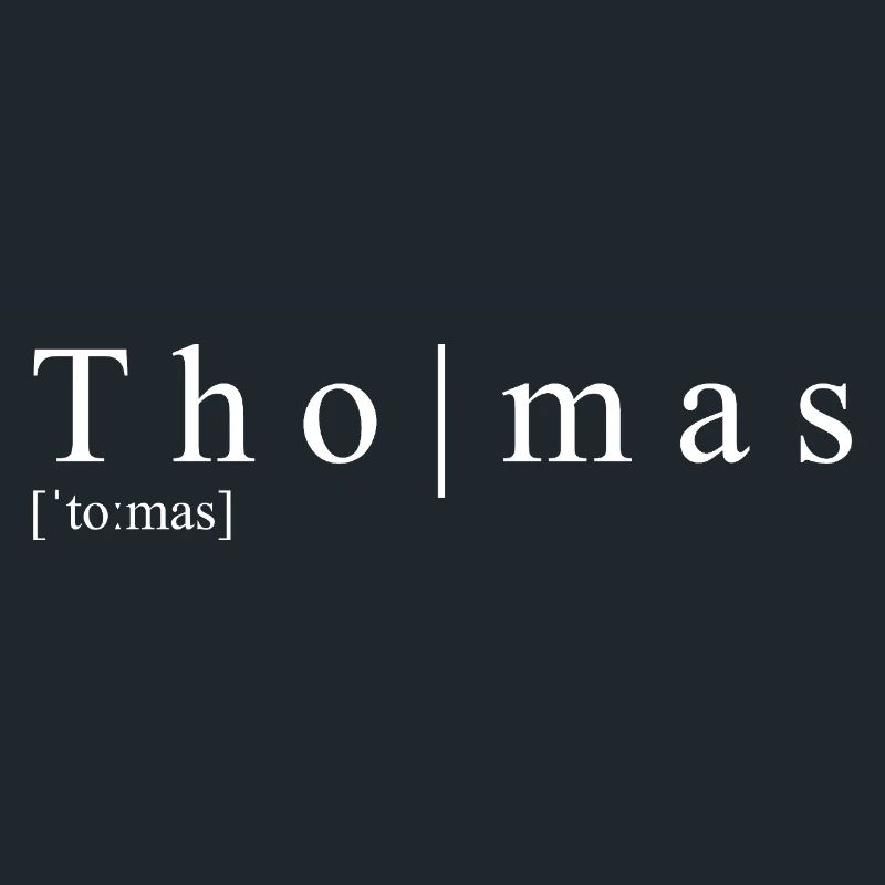Thomas Definition Typography