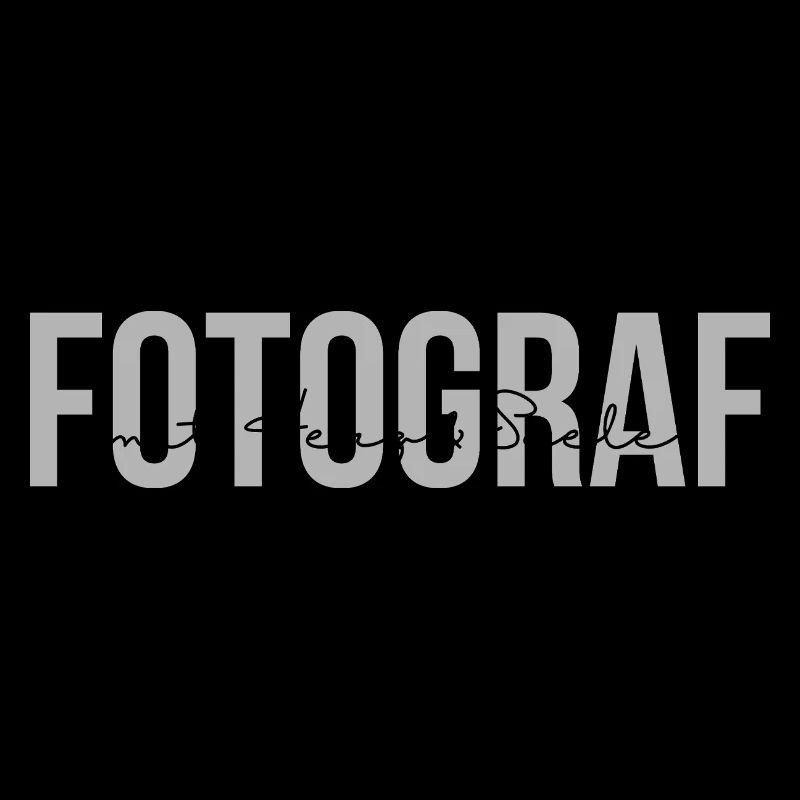 Fotograf mit Herz und Seele (Black)