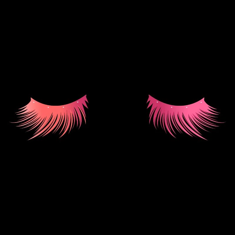 Long beautiful eyelashes - gift