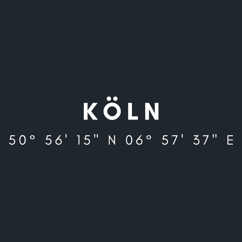 les coordonnées de Cologne