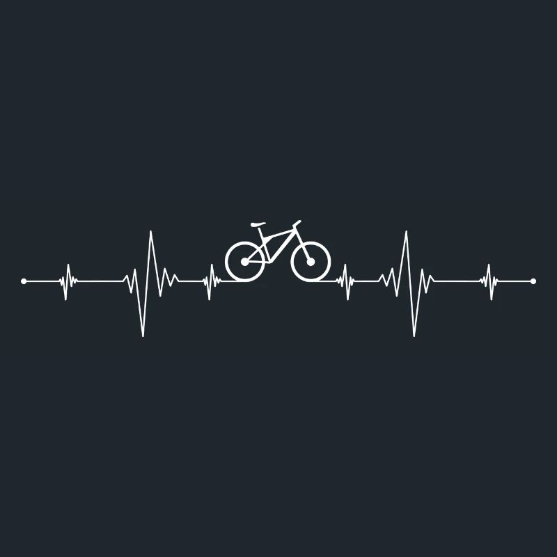 Graphique du rythme cardiaque du cycle