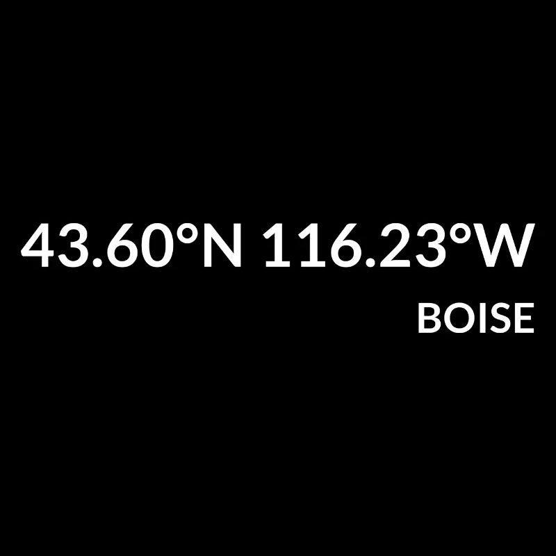 Coordonnées de Boise, Idaho, États-Unis