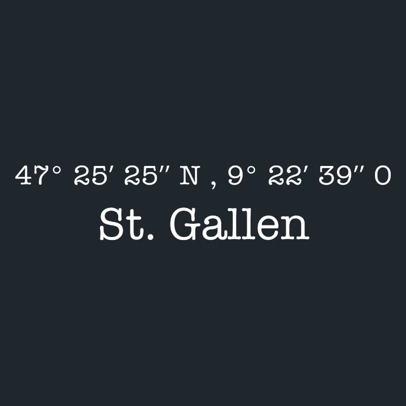 Coordinates St. Gallen