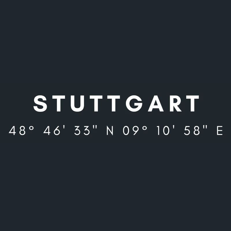 Coordonnées de Stuttgart