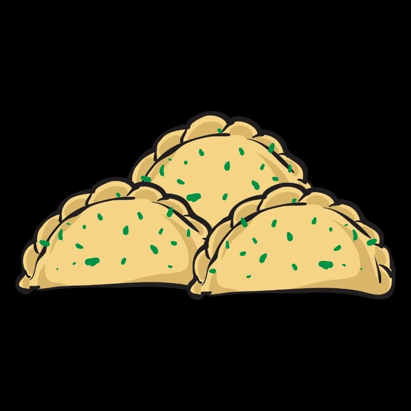 Polnisches Essen Pierogi
