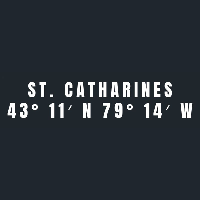 Coordonnées de St. Catharines, Canada