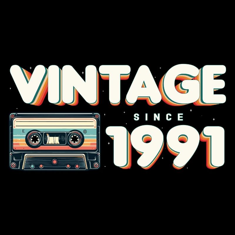 Classic & Nostalgic Music Birthday - Vintage