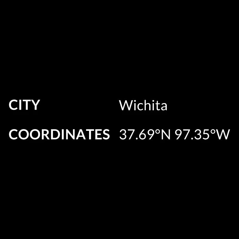 Wichita, Kansas, USA coordinates