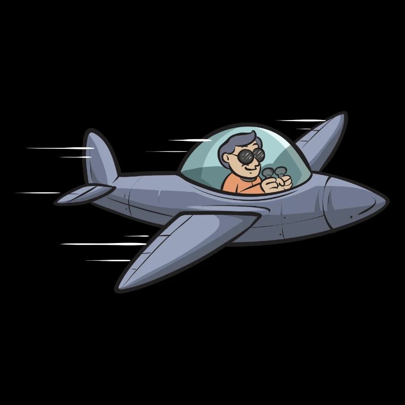 Kinder Flugzeug Geburtstag Pilot