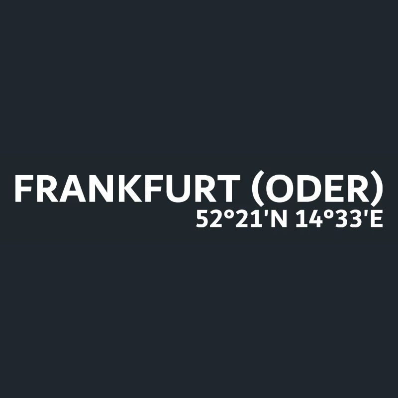 Frankfurt (Oder) Koordinaten