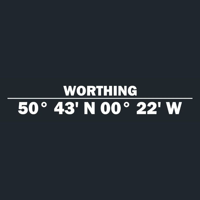 Coordonnées de Worthing