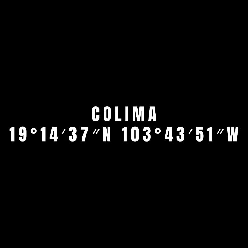 Colima, Mexique Coordonnées