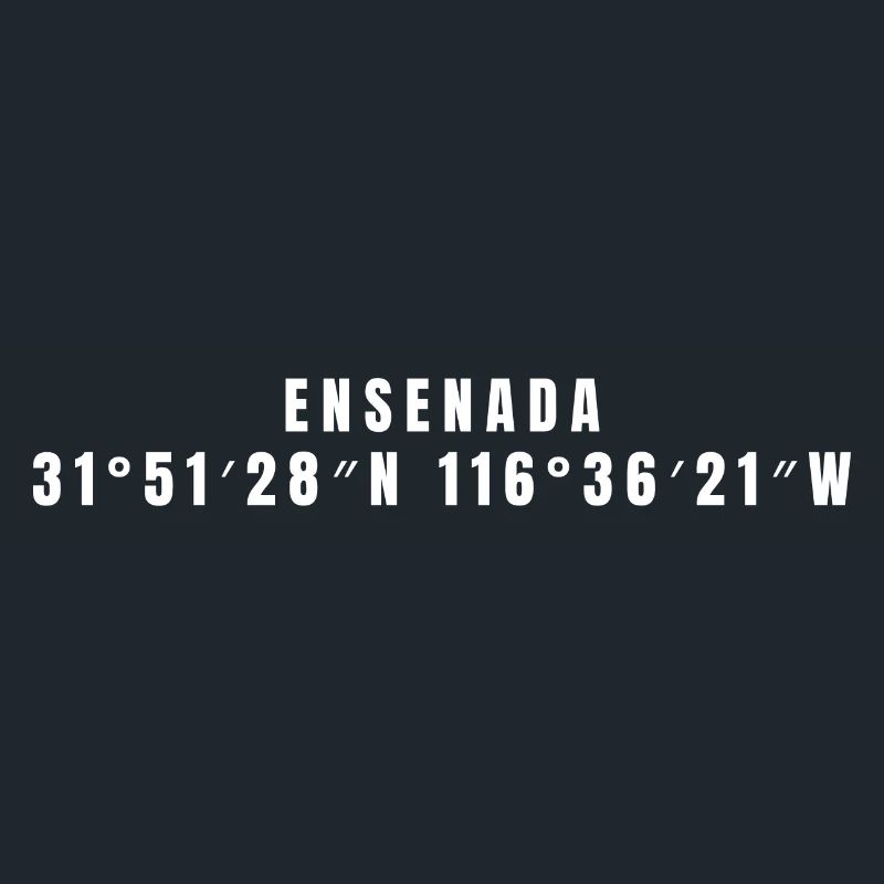 Coordonnées Ensenada, Mexique