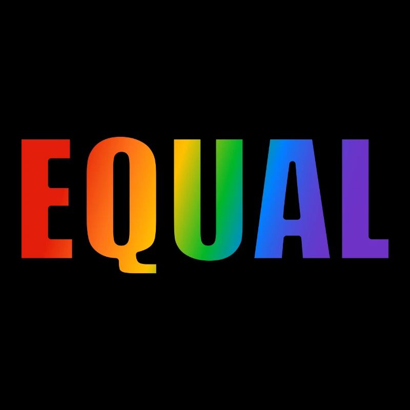 Equal LGBTQ Rainbow