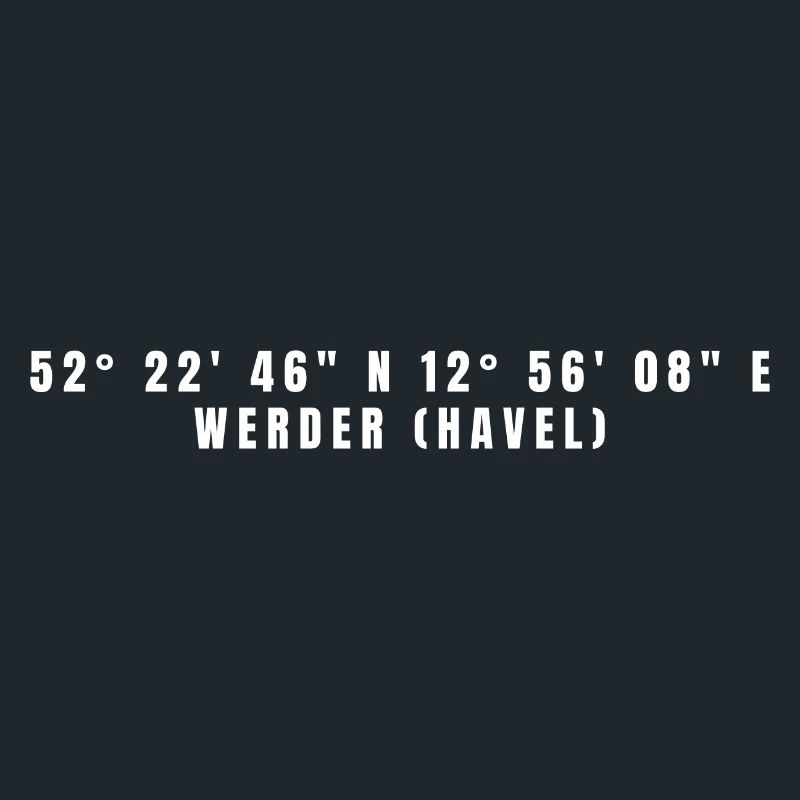 Werder (Havel) Brandenburg Coordinates