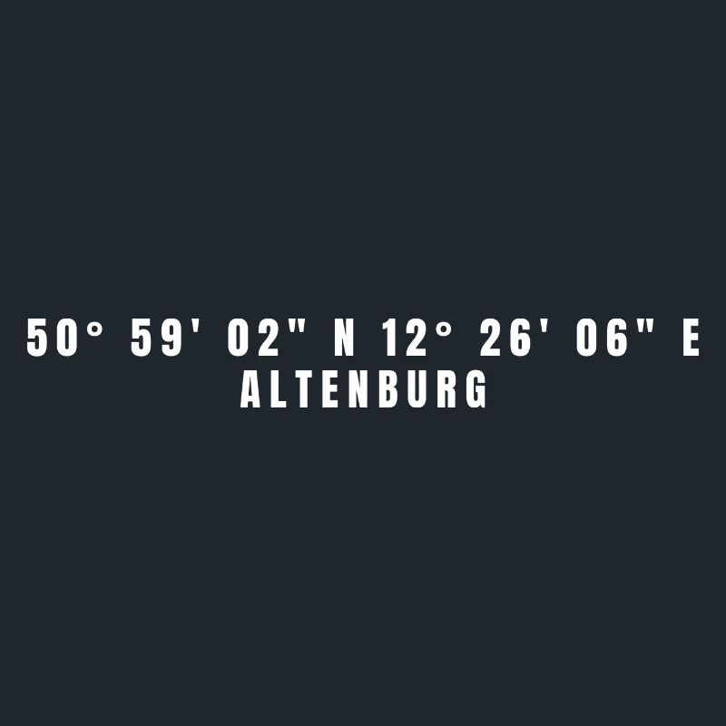 Altenburg, Thuringia Coordinates