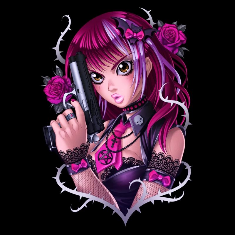Guns and Roses Mädchen