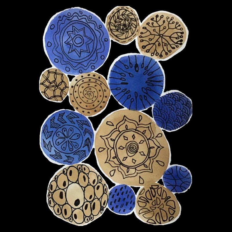 Décoration de mandala de Noël