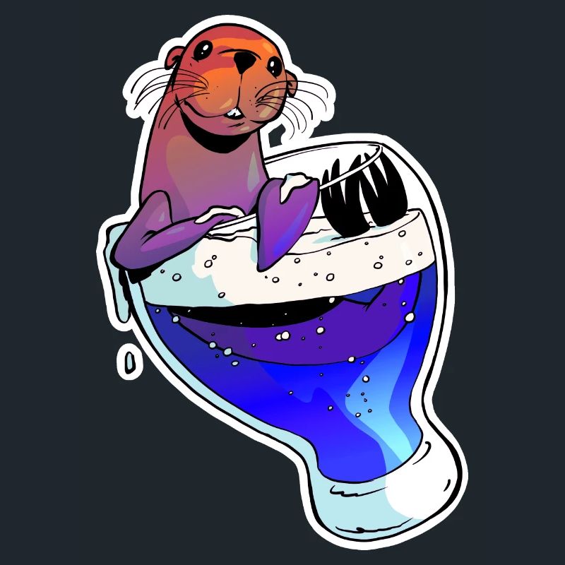 Bier und Seelöwe