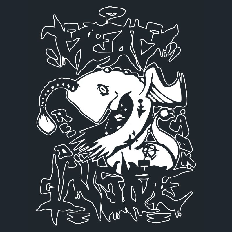 Conception de graffitis d’animaux rebelles