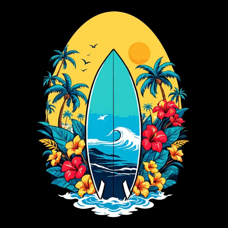 Stylisches Surfbrett