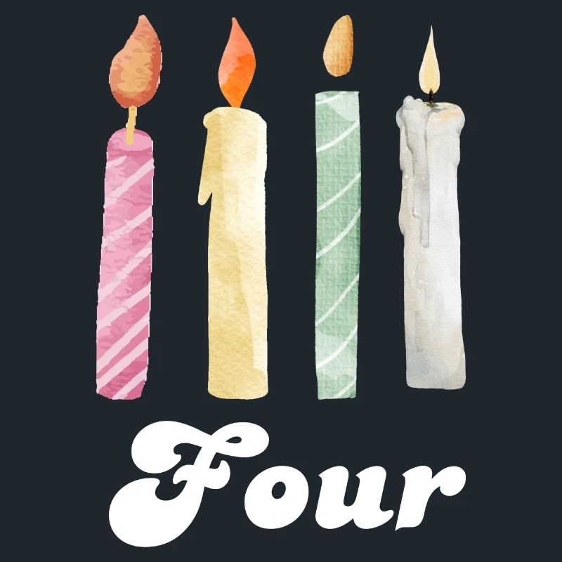 4e anniversaire bougie