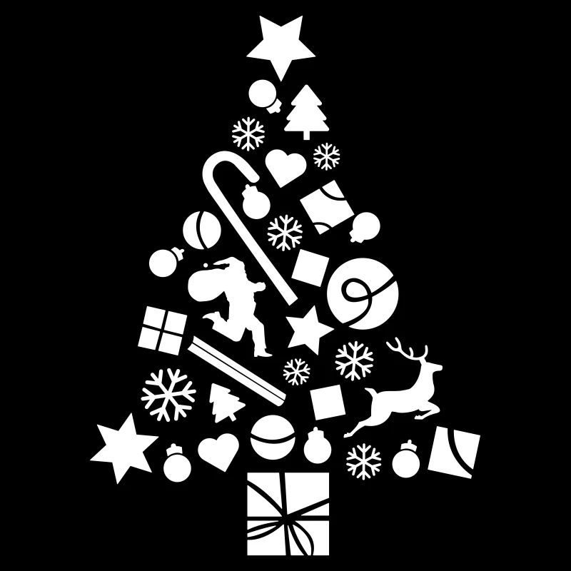 Sapin de Noël décoré