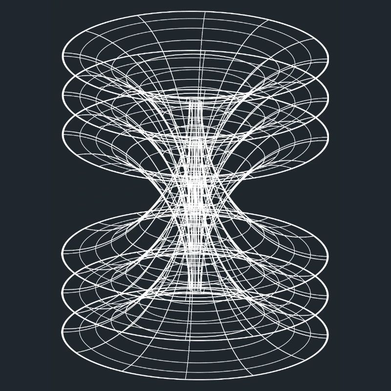 Vortex Wireframe Constellation